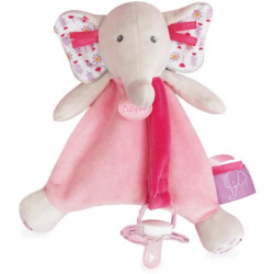 BABY NAT' Edgar et Eglantine - Doudou attache sucette Eglantine 20 cm