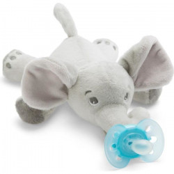 Avent Sucette + Doudou 0-6 Mois Eléphant