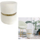 HOME DECO FACTORY Pouf imitation fourrure Aurea
