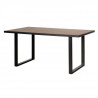Table a manger 6-8 personnes - Rectangulaire - Métal et panneaux de particules - Industriel - Sewill - 160 x 90 x 74,1 cm
