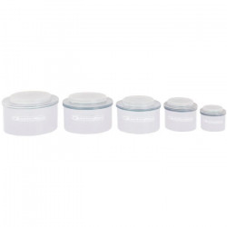 GARBOLINO set 5 boites mesures officielles (1l-3/4l-1/2l-1/4l-1/8l)