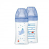 Dodie Biberon Sensation+ Anti-Coliques +0m Baleine Lot de 2 x 270ml