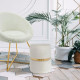 HOME DECO FACTORY Pouf imitation fourrure Aurea