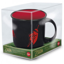 Mug Petit Déjeuner - STOR - The Legend of Zelda : Épée et Bouclier de Link - En Céramique