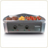LITTLE BALANCE 8476 Aquitaine Pro, Plancha électrique professionnelle, 2 zones de cuisson indépendantes, 3500 W, Tout Inox