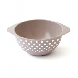 MILL'O BÉBÉ Bol mélamine pasteline décor Petits Pois Blancs