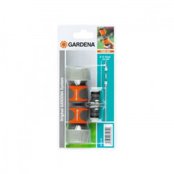 GARDENA Nécessaire d'arrosage  Adapté tuyau Ø19mm  Fixation en 1 clic  Kit complet  Garantie 5 ans (18284-26)