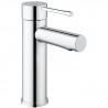 GROHE Mitigeur lavabo monocommande Essence 34294001 - Bec pivotant - Limiteur de température et débit - Chrome - Taille S
