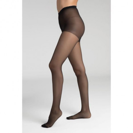 DIM Lot de 2 Collants Body Touch Voile Noir Femme