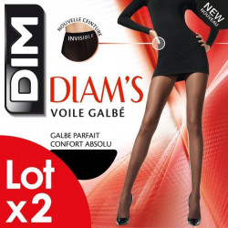 DIM Lot de 2 Collants Diam's Voile Galbé  -  22 Deniers