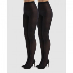 DIM Lot de 2 Collants Opaque Noir My Easy - 50 Deniers