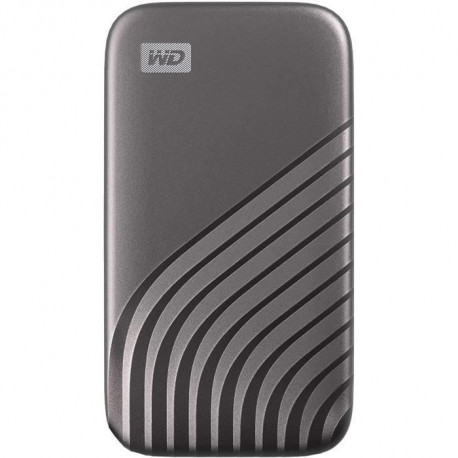 WD My Passport - SSD Externe - 500Go - USB-C - Gris (WDBAGF5000AGY-WESN)