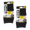 DIM Lot de 8 Soquettes EcoDIM Noir