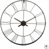 Horloge vintage 3D en métal - Ø70 cm - Noir