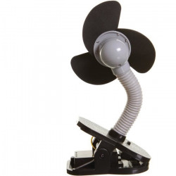 DREAMBABY  VENTILATEUR DE POUSSETTE a CLIPSER  - GRIS ET NOIR