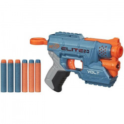 NERF - Elite 2.0 - Blaster Volt SD -1 - 6 fléchettes NERF - officielles - faisceau lumineux de visée - rangement pour 2 fléch…