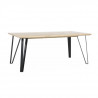 Table de séjour 6/8 personnes - Pin massif - L 180 x P 90 x H 75 cm - MATIX