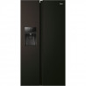 HAIER HSOBPIF9183 - Réfrigérateur américain 515L (337+178L) - Froid ventilé - L90x H177,5cm - Noir