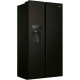 HAIER HSOBPIF9183 - Réfrigérateur américain 515L (337+178L) - Froid ventilé - L90x H177,5cm - Noir