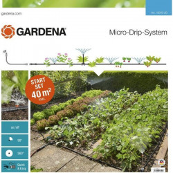 GARDENA Kit complet d'arrosage goutte-a-goutte pour massifs et potagers  Micro-Drip  Arrosage 40m²  (13015-20)