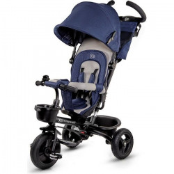 KINDERKRAFT Tricycle AVEO Bleu - 3 roues - Evolutif - Pliable