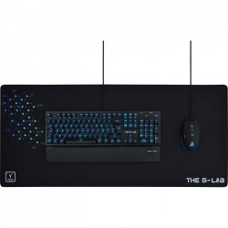 THE G-LAB PAD YTTRIUM Tapis de souris Gaming XXL 900x400x4mm avec gomme anti-dérapante