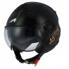 ASTONE Casque Jet Minijet Sport Cooper Noir et Or