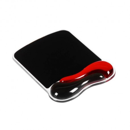 Tapis de souris ergonomique - Repose poignet - KENSINGTON -  Duo Gel Noir/Rouge