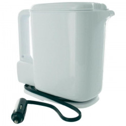 Bouilloire Électrique 12V 1 Litre 170W Blanc et Bleu