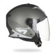 ASTONE Casque moto Jet Minis Wipe - Gris metal mat