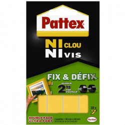 Ni clou ni vis Pattex - Pastilles 2 kg - Blanc