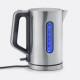 SEVERIN WK3416 Bouilloire design 1,7 L, ébullition rapide, Sans Bisphénol A, Arret auto, Range câble, Socle 360°, Inox