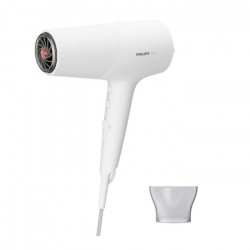 PHILIPS BHD500/00 Seche Cheveux Série 5000 - 2100W  - moteur DC -  6 vitesses/T° - fonction ionique - air froid - Blanc