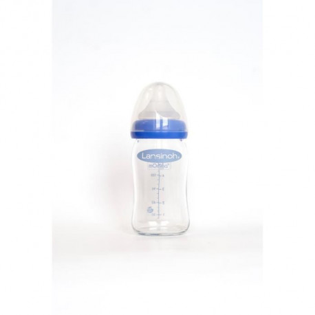 Lansinoh Biberon Natural Wave Verre 160ml