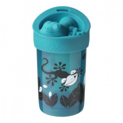 Tommee Tippee Tasse Anti-chute Supercup Couvercle-Déco Bleu