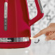 MOULINEX BY320510 Soleil Bouilloire électrique sans fil, Capacité 1,7 L, Base pivotante 360°, Résistance cachée, 2 niveaux d'eau