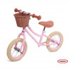 FUNBEE - Draisienne 12 P'tite Promeneuse avec panier - Rose poudré