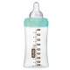 Dodie Biberon Initiation+ Anti-Coliques 3 Vitesses en Verre +0m Vert Oiseaux 270ml