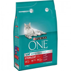 PURINA ONE Croquettes pour chat adulte stérilisé au Boeuf et au Blé - 4 x 2,75 kg