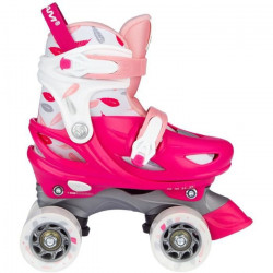 Rollers QUAD reglable - NIIDJAM - Enfant - Rose