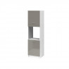 EXTRA - Meuble colonne four de cuisine L 60cm - Truffe Laqué