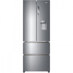 HAIER HB16WMAA - Réfrigérateur Multiportes 422L (301+121) - Froid ventilé - L 70x H190 cm - Inox