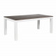 Table de séjour 6/8 personnes - Chene et hévéa massif - L 180 x P 90 x H 75 cm - RICHE