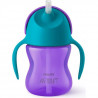 PHILIPS AVENT SCF796/02 Tasse a paille - 200ml - 9 mois+ - Paille flexible - Ouverture anti fuites - Facile a nettoyer