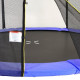 Filet pour trampoline MAXI ECO 430 BLEU zip jaune  , chaussettes PE noir cousues au filet
