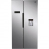 HOOVER HHSBSO6174XWD - Réfrigérateur congélateur Side by Side - 518L (341+177) - 90 cm x 177 cm - Silver