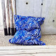 COTTON WOOD Maxi Coussin imprimé - 110 x 130 cm - Blue Palm