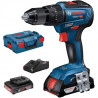 BOSCH PROFESSIONAL Perceuse visseuse a percussion GSB18V-55 - Brushless - 2 batteries 18V 2AH