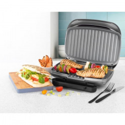 SALTER Cosmos Health Grill - 1000W - Revetement anti-adhésif - Plateau d'égouttoir amovible - Large surface de cuisson