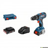Perceuse a Percussion BOSCH PROFESSIONAL GSB 18V-28 + 2 batteries 2,0Ah + chargeur GAL 18V-20 + L-Case